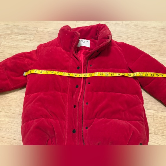 DKNY Red Puffer Jacket - Picture 7 of 12